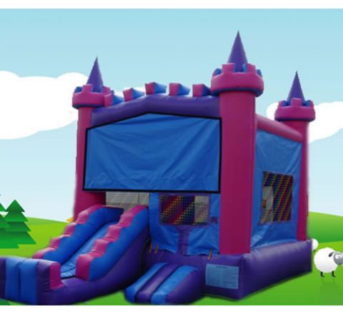 Purple Bounce House Jumper Rental in San Diego