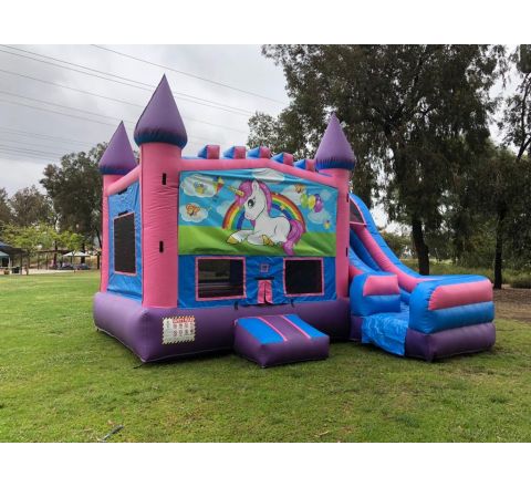 5 in 1 Unicorn Bounce House Rental in San Diego