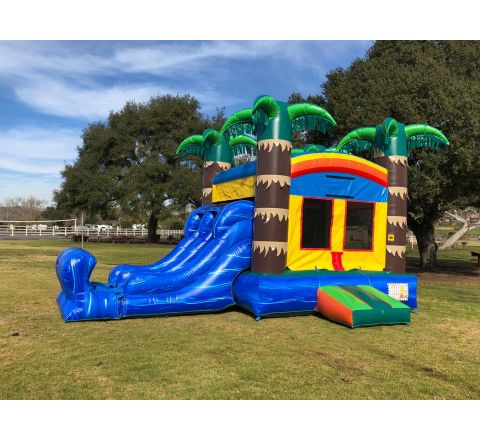 3 in 1 Dual Lane Tropical Fun Jumper Rental in San Diego