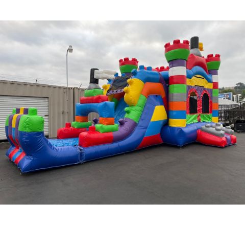 4 in 1 Large Mega Block Dry Slide Combo (sku C318)