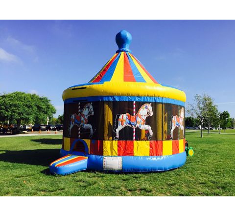 Carousel Combo Jumper Rental in San Diego