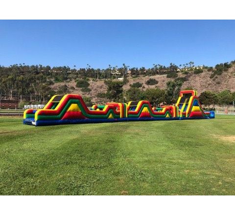 3 Piece Inline Giant Obstacle Course Rental in San Diego