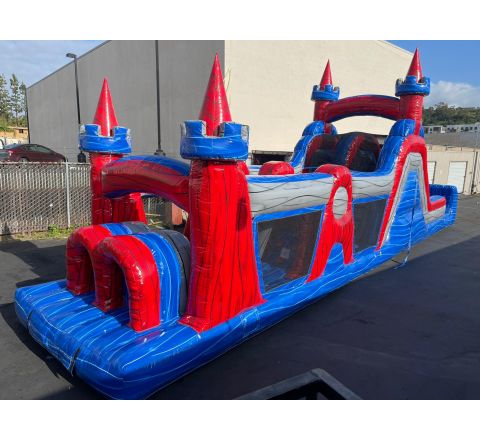 50 ft Castle Tower Dry Obstacle Course (sku i534)