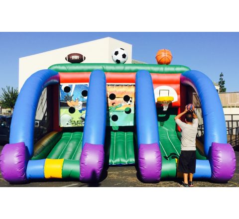 Sports Challenge Interactive Jumper Rental in San Diego