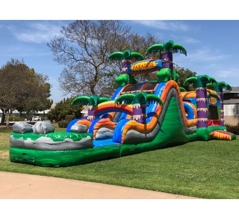 Dual Lane Paradise Combo Water Slide (SKU CW268)