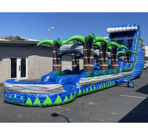 60 ft Tsunami Tropical Slip N Slide (sku W304)