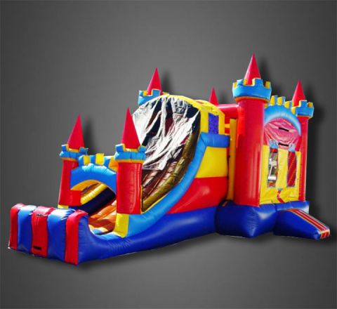 Red Castle Combo Jumper Rental in San Diego