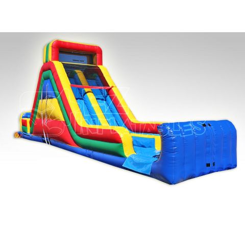 48 FT Two Lane Obstacle Course Jumper side view 2