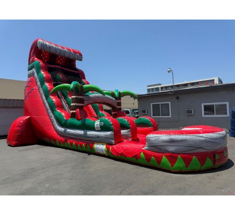 25 Ruby crush Tsunami water slide (sku W316)