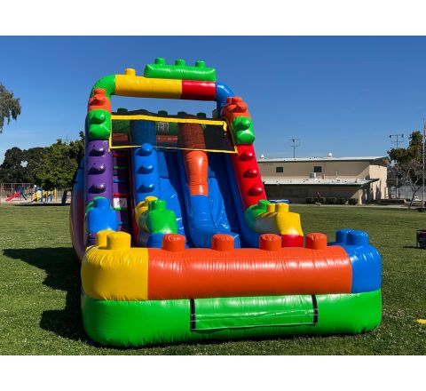 Dual lane mega block water slide (sku W352)