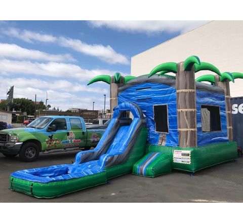 Hawaiian Fun 3 in 1 Combo Jumper Rental in San Diego