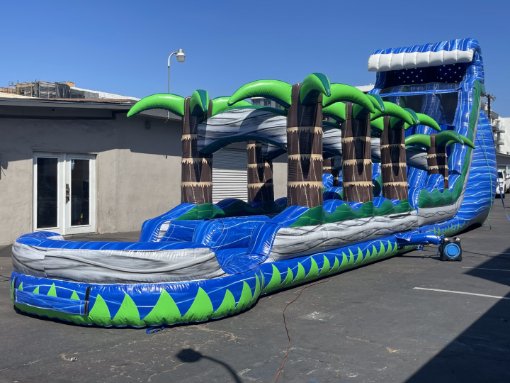 60 ft Tsunami Tropical Slip N Slide (sku W304)